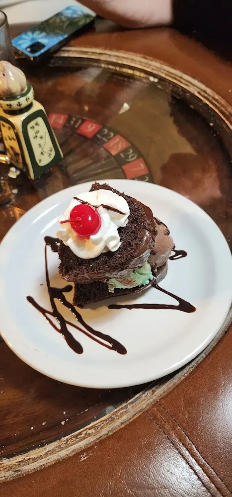 Chocolate Cake with Spoleone Ice Cream